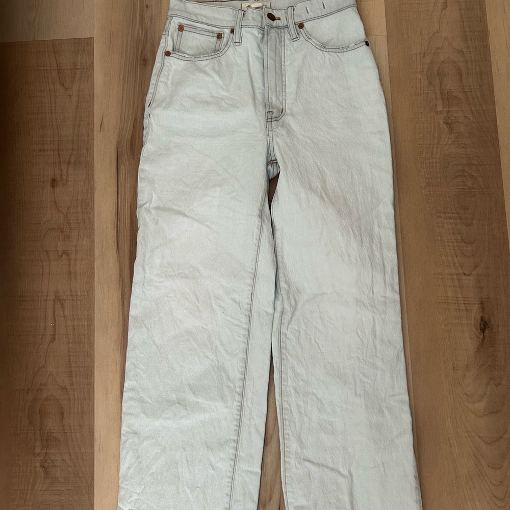 Madewell The Perfect Vintage Wide Leg Crop Jeans, Size 25
